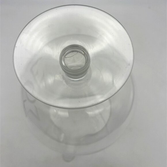 Vintage Sigma Phi Epsilon Oversize Snifter Glass w/ Pour Spout 8" Etched - Picture 4 of 5